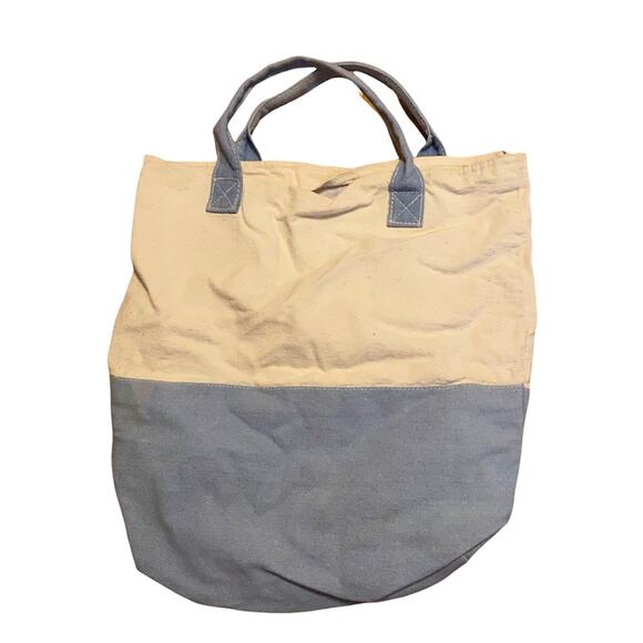 Custom Ed Hardy Style Tattoo Hand Painted Name Canvas Tote. Reads “Victoria”. - Picture 2 of 3